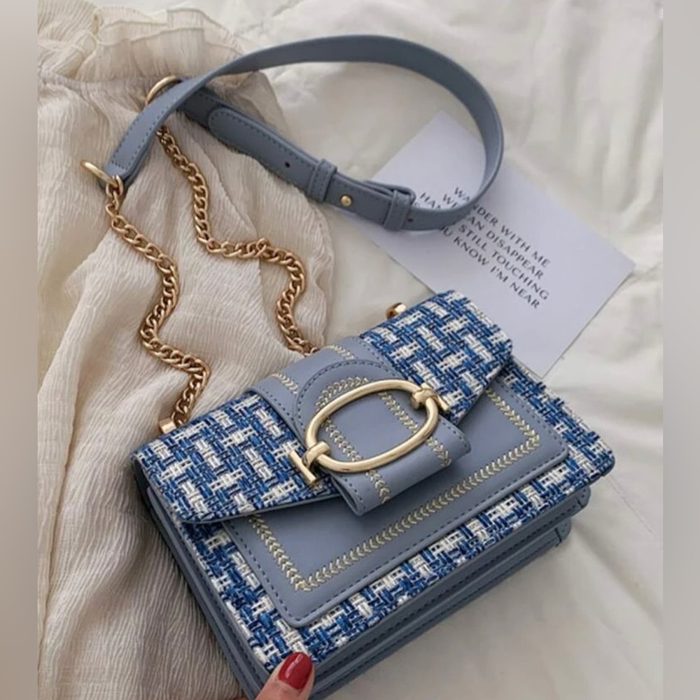 2023 New Collection/Buckle Shoulder Bag/Chain Crossbody Flap